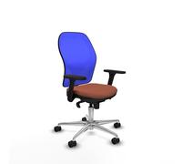 Piqueras y Crespo Chaise Jorquier ergonomique réglable et inclinable pour maison, studio et travail, avec dossier fixe, bras 3D, soutien lombaire 1D, pour une utilisation jusqu'à 120 kg