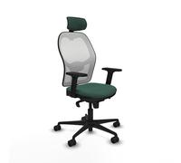 Piqueras y Crespo Chaise Office Jorquera avec tête 2D, soutien lombaire 1D, dossier fixe, mécanisme synchrone 5 positions, accoudoirs 2D, utilisation de 24 heures et poids maximum de 120 kg