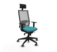 Piqueras y Crespo - Chaises de bureau avec accoudoirs réglables, fours, dossier réglable, tête fixe et soutien lombaire pour les problèmes lombaires, mécanisme synchrone 5 positions.