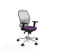 Piqueras y Crespo Chaises de bureau belles et confortables avec dossier fixe, accoudoirs 2D, soutien lombaire 1D, mécanisme synchrone 5 positions, utilisation de 8 heures et poids maximum de 120 kg