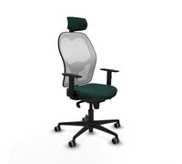 Piqueras y Crespo Chaises de bureau confortables et belles avec dossier fixe, tête de lit 2D, soutien lombaire 1D, bras 1D, mécanisme synchrone 5 positions, utilisation 24 heures et poids maximum de