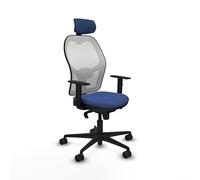Piqueras y Crespo Chaises Jorquera les plus confortables pour étudier avec accoudoirs 1D, tête de lit 2D, soutien lombaire 1D, dossier fixe, mécanisme synchrone 5 positions, 120 kg, 24 heures