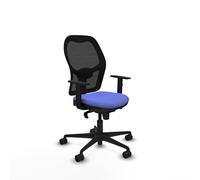 Piqueras y Crespo Chaises plus confortables pour travailler avec dossier fixe, accoudoirs 1D, soutien lombaire 1D, mécanisme synchrone 5 positions, 120 kg, 8 heures d'utilisation, couleur transparente