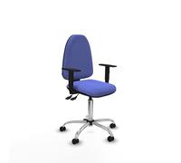 Piqueras y Crespo Découvrez la chaise fonctionnelle Aýna, idéale pour 8 heures d'utilisation, avec dossier réglable en hauteur et accoudoirs 1D, personnes grandes et petites