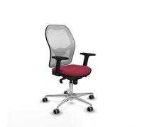 Piqueras y Crespo Grande chaise de bureau pour 8 heures d'utilisation, poids maximum 120 kg, accoudoirs 2D, mécanisme synchrone 5 positions, soutien lombaire 1D, dossier fixe, couleur attrayante