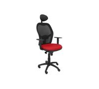Piqueras Y Crespo Jorquera Chaise Accoudoirs En T Pivotant Bali Fabric Noir, Rouge Multicolore