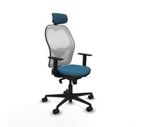 Piqueras y Crespo Jorquera Fauteuil de bureau avec dossier fixe, tête de lit 2D, soutien lombaire 1D, accoudoirs 1D, mécanisme synchrone 5 positions, couleur attrayante, idéal pour les tâches