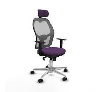 Piqueras y Crespo Jorquera Gold Chaise de bureau avec accoudoirs 1D, dossier fixe, tête de lit 2D, soutien lombaire 1D et mécanisme synchrone 5 positions, idéal pour 24 heures et poids maximum de 120