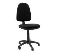 Piqueras y Crespo 04CP Bali Chaise de Bureau Ergonomique avec Assise et Dossier revêtus de Tissu Noir