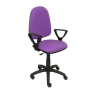 PIQUERAS Y CRESPO Modèle 04CP - Chaise de bureau ergonomique avec mécanisme de contact permanent et réglable en hauteur Violet