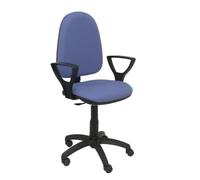PIQUERAS Y CRESPO Modèle 04CP - Chaise de bureau ergonomique avec mécanisme de contact permanent et réglable en hauteur Bleu