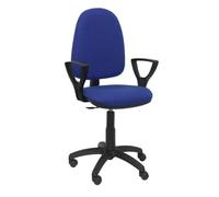 Piqueras Y Crespo Modèle 04cp - Chaise De Bureau Ergonomique Avec Mécanisme De Contact Permanent Et Réglable En Hauteur Bleu