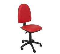 Piqueras Y Crespo Modèle 04cp - Chaise De Bureau Ergonomique Avec Mécanisme De Contact Permanent Et Réglable En Hauteur Rouge