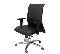 Piqueras Y Crespo Modèle Ayna - Fauteuil Ergonomique Pour Les Visiteurs Avec Mécanisme Synchrone Et Réglable En Hauteur Noir