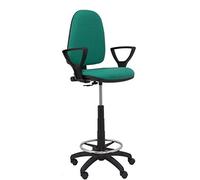 Piqueras y Crespo T04CP - Tabouret Ergonomique, réglable en Hauteur avec Repose-Pieds Vert