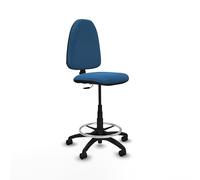 Piqueras y Crespo Tabouret Aýna : idéal pour 4 à 6 heures d'utilisation, avec dossier réglable et mécanisme de contact permanent, tabouret de travail et d'atelier mécanique