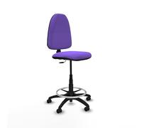Piqueras y Crespo Tabouret Aýna : idéal pour 4 à 6 heures d'utilisation, avec dossier réglable et mécanisme de contact permanent, tabouret de travail et d'atelier mécanique