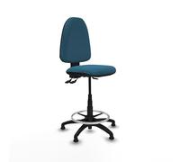 Piqueras y Crespo Tabouret Aýna Tabouret : idéal pour travail industriel, atelier mécanique, bureau et travail debout, avec dossier réglable et mécanisme asynchrone