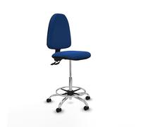 Piqueras y Crespo Tabouret Aýna Tabouret : idéal pour travailler sur roulettes, chaise de réception haute et option ballon pour s'asseoir au bureau
