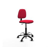 Piqueras y Crespo Tabouret Isso : idéal pour travail industriel, atelier mécanique, bureau et travail debout avec dossier réglable en hauteur et mécanisme de contact permanent