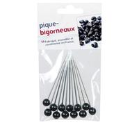 Piques à bigorneaux x 12 - Noir Chevalier diffusion