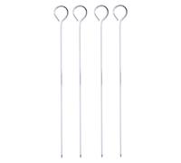 Piques à Brochettes pour Barbecue 24 cm - Lot de 4