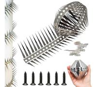 Piques à oiseaux de 1,5 m en métal pour empêcher les reptiles nuisibles d'entrer à l'intérieur - Piquet dissuasif pour empêcher le raton laveur, le chat et le serpent hors des poteaux d'alimentation