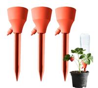 Piques d'arrosage pour | Goutteur d'arrosage Automatique | Piquets d'arrosage pour Bouteille de vin avec Valve de contrôle, pour intérieur et extérieur, Maison, Lieu de Travail, Balcon, Jardin