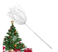 Piques Décoratives Pour Sapin De Noël | 32cm Guirlande Scintillante De Branches De 32cm | Petites Branches De Sapin De Noël | Pour Les Vacances D'Hiver Et D'Automne La Maison L'Extérieur La Cheminée E