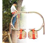 Piques d'escalade professionnelles en acier inoxydable durable avec dents de scie antidérapantes pour arboristes et activités de plein air