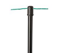 Piquet cloture de rechange simple pointe Ako Vert 90 cm
