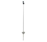 Piquet cloture en acier à ressort Kerbl (x30) Argenté 107 cm