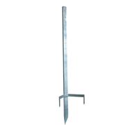 Piquet cloture multiplat galva pour max. 4 enrouleurs Kerbl Argenté 165 cm