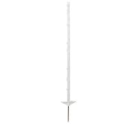 Piquet cloture PVC double bêche Kerbl Basic (x5) Blanc 105 cm