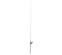Piquet cloture PVC simple bêche Kerbl (x10) Blanc 158 cm