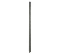 Piquet cloture recyclé à profil en croix Kerbl Noir 150 cm/70x70 mm