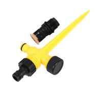 Piquet D'arroseur de Pelouse Jaune Abs, Base Robuste pour Irrigation