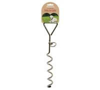 Piquet d'attache - ROSEWOOD - Tire-bouchon robuste et durable - Antirouille - Pour chien