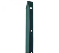 Piquet de fixation en T pour grillage, clôture de jardin, Acier plastifié - 2,25 m - Vert - Linxor