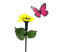 Piquet de Fleurs de Plantes de Jardin de Papillons flottants dansants à énergie Solaire pour Votre Jardin de Jardin de Plantes en Pot Durable et Pratique