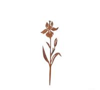 Piquet de fleurs en métal avec texture rustique pour aménagement paysager extérieur ajoutant du caractère aux zones de plantation extérieures (A)
