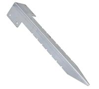 Piquet de jardin en acier galvanisé 440 mm de long