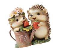 Piquet de jardin en forme de hérisson - En acrylique résistant aux intempéries - Durabilité - Décoration extérieure - Marqueur de parterre de fleurs