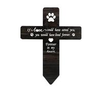 Piquet de jardin pour cimetière pour chien - Plaques d'extérieur pour perte d'animaux domestiques, décoration de tombe de condoléances, marqueur de cour, décoration commémorative pour animal de