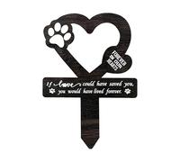 Piquet de jardin pour cimetière pour chien - Plaques d'extérieur pour perte d'animaux domestiques, décoration de tombe de condoléances, marqueur de cour, décoration commémorative pour animal de