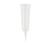 Piquet de jardin résistant aux intempéries - Cône floral adapté pour les cimetières, les pelouses, la décoration et la stabilité des fleurs - Récipient de fleurs de cimetière avec piques de terre