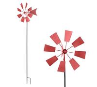 Piquet de Moulin à Vent en métal Rouge 132 cm