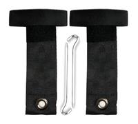 Piquet de panneau solaire pour l'extérieur - Sangle de montage et support de panneau solaire - Piquet robuste et portable - Support robuste pour l'extérieur - Empêche le basculement causé par le vent