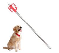 Piquet de sol résistant pour chien,Piquet pour câble de laisse | Accessoires pour animaux de compagnie à grande dureté pour jardin, cour, plage, camping, parc, clôture et formation