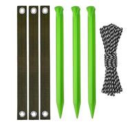 Piquet de support de de jardin, sangles d'arbre à replanter - Support de kits de piquet d'arbre | Accessoires de jardinage à cordes réfléchissantes pour l' , le sol commun et le